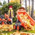 Traktorek Kubota Pomarańczowy z Przyczepką od 3 Lat, Falk