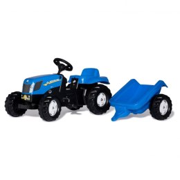 Traktor na pedały New Holland z przyczepką, Rolly Toys rollyKid