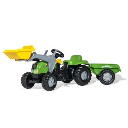Traktor na pedały z Łyżką i Przyczepą, Rolly Toys rollyKid