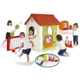 Domek Aktywności dla dzieci, Wielofunkcyjny Domek 6 w 1, Dołączone gry
