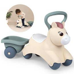 SMOBY Little Pierwszy Jeżdzik Pony Ride-On Kucyk z Przyczepką