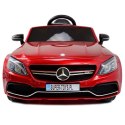 Samochód Na Akumulator Mercedes C 63 S Coupe Czerwony Lakier /qy-1588