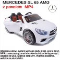 Auto Na Akumulator Mercedes SL65 AMG Biały /xmx602