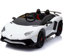 Auto Na Akumulator Lamborghini Aventador Biały /bdm0913