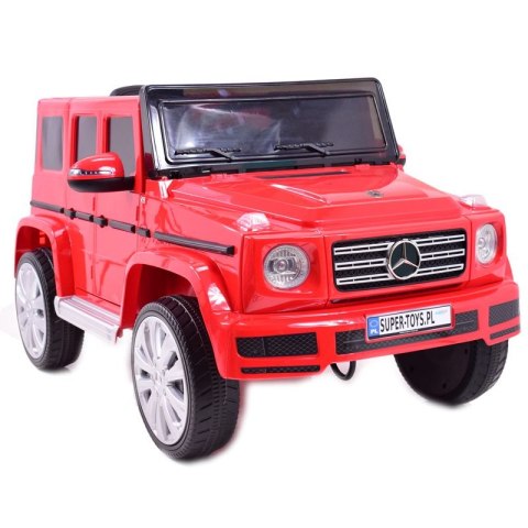 Samochód Na Akumulator Mercedes G500 Czerwony Lakier /jj2077