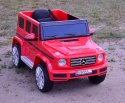 Samochód Na Akumulator Mercedes G500 Czerwony Lakier /jj2077