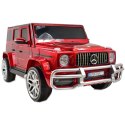 Samochód Na Akumulator Mercedes G63 AMG Czerwony Lakier /s-307