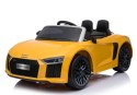 Samochód Na Akumulator Audi R8 Spyder Żółty