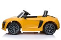 Samochód Na Akumulator Audi R8 Spyder Żółty