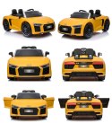 Samochód Na Akumulator Audi R8 Spyder Żółty