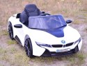 Auto Na Akumulator BMW I8 Białe /je1001