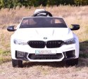 Auto Na Akumulator BMW M5 Białe Z Funkcją Driftu /sx2118