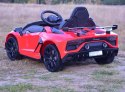 Auto Na Akumulator Lamborghini Aventador Czerwony- Wersja Karbon /sx2018