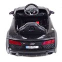 Samochód Audi R8 Spyder Czarny Na Akumulator /a300