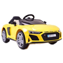 Samochód Audi R8 Spyder Żółty Na Akumulator /a300