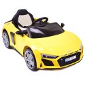 Samochód Audi R8 Spyder Żółty Na Akumulator /a300