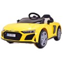 Samochód Audi R8 Spyder Żółty Na Akumulator /a300