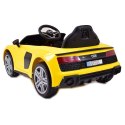 Samochód Audi R8 Spyder Żółty Na Akumulator /a300