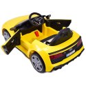 Samochód Audi R8 Spyder Żółty Na Akumulator /a300