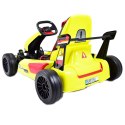 Szybki Gokart Na Akumulator Żółty Czujnik Antykolizyjny XMX-619