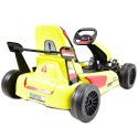 Szybki Gokart Na Akumulator Żółty Czujnik Antykolizyjny XMX-619