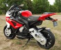 Motor Na Akumulator Ścigacz BMW S1000RR Czerwony 12v