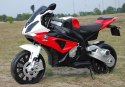 Motor Na Akumulator Ścigacz BMW S1000RR Czerwony 12v