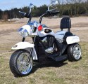 Motor Na Akumulator Chopper Z Oparciem Biały SH618