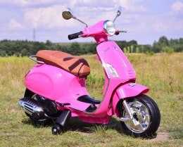 Skuter Na Akumulator Vespa Primavera Różowa CT-728