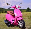 Skuter Na Akumulator Vespa Primavera Różowa CT-728