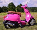 Skuter Na Akumulator Vespa Primavera Różowa CT-728