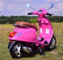 Skuter Na Akumulator Vespa Primavera Różowa CT-728