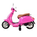 Skuter Na Akumulator Vespa Primavera Różowa CT-728