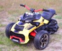 Motor Na Akumulator Trójkołowy Land 33 Żółty XB3118