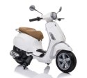 Skuter Na Akumulator Vespa Primavera Biała CT-728