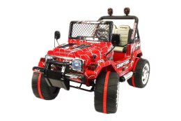 Pojazd Na Akumulator Jeep Driffter Exclusive Czerwony Lakier/ Hp-011