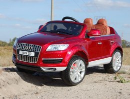 Samochód Na Akumulator Audi Q7 Czerwone Lakierowane