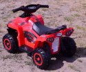 Quad Na Akumulator Atv Czerwony Z Dźwiękami I Światłami/jh9228