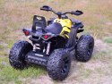 Quad Na Akumulator Power Hero Żółty - 4x4 QLS3288