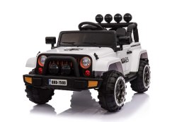 Jeep Na Akumulator Fulltime Biały 4x4 /7588