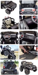 Jeep Na Akumulator Perfect 002B Exclusive 4x4 Czarny/hp-002b