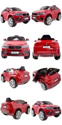 Auto Na Akumulator BMW X6M Czerwony Lakier / 2199