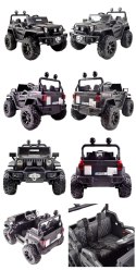 Pojazd Na Akumulator Jeep Off Road 4x4 Czarny/hc8988