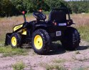 Traktor Na Akumulator Z Łyżką - Ładowarką Żółty HL389