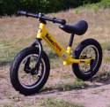 Rowerek Biegowy 12" Balance Toys Żółty Z Podpórką /kd-10