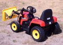 Traktor Na Akumulator Blow Czerwony- Z Łyżką XMX611-digger