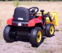 Traktor Na Akumulator Blow Czerwony- Z Łyżką XMX611-digger