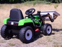 Traktor Na Akumulator Blow Zielony - Z Łyżką XMX611-digger