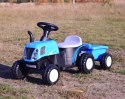 Traktor Na Akumulator New Holland 12v Niebieski A009