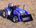 Traktor Na Akumulator Power Z Łyżką Niebieski ZP1008a